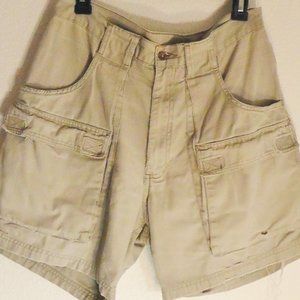 High Sierra Vintage Men's Cargo Shorts Size 32 Tan